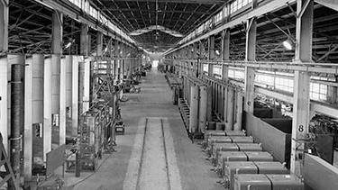 Oxygen generators under construction at Chattanooga, TN 1954